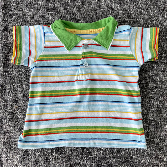 Boys 3-6 Month Striped Polo Shirt