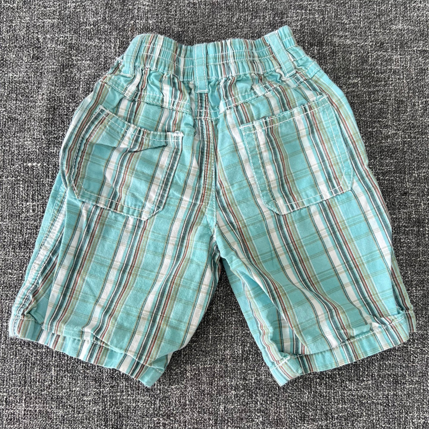 Boys 3-6 Month Striped Long Shorts