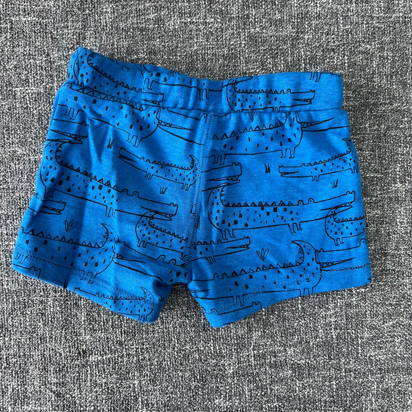 Boys 3-6 Month Blue Crocodile Shorts