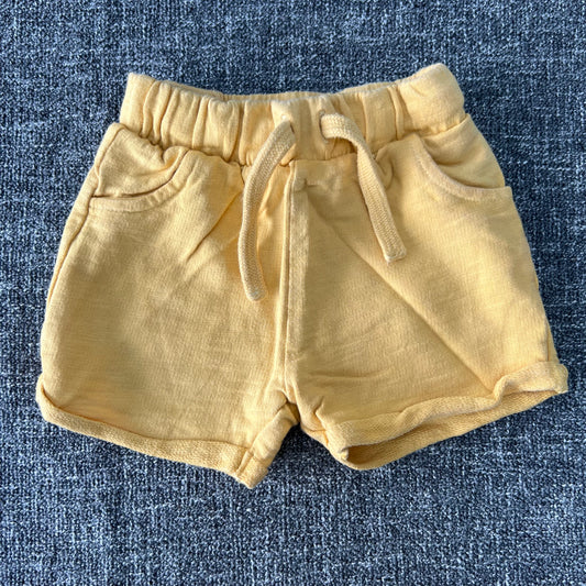 Boys 3-6 Month Yellow Shorts