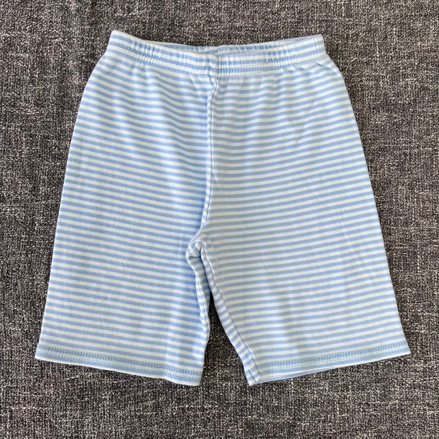 Boys 3-6 Month Striped Blue & White Shorts