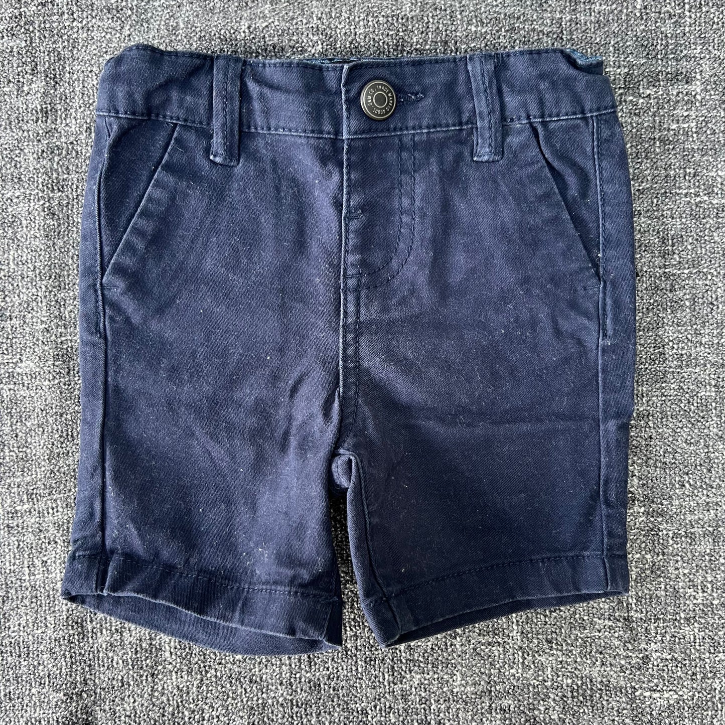 Boys 3-6 Month Blue Chino Style Shorts