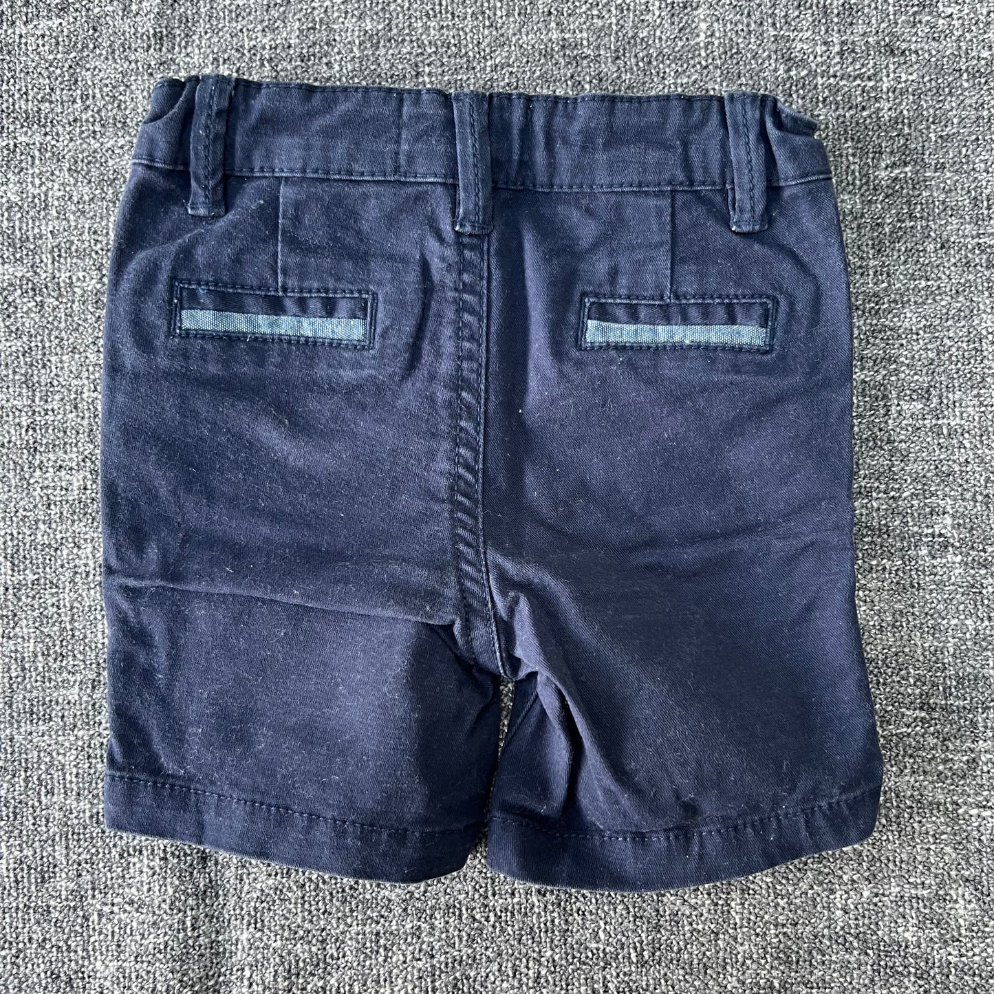 Boys 3-6 Month Blue Chino Style Shorts