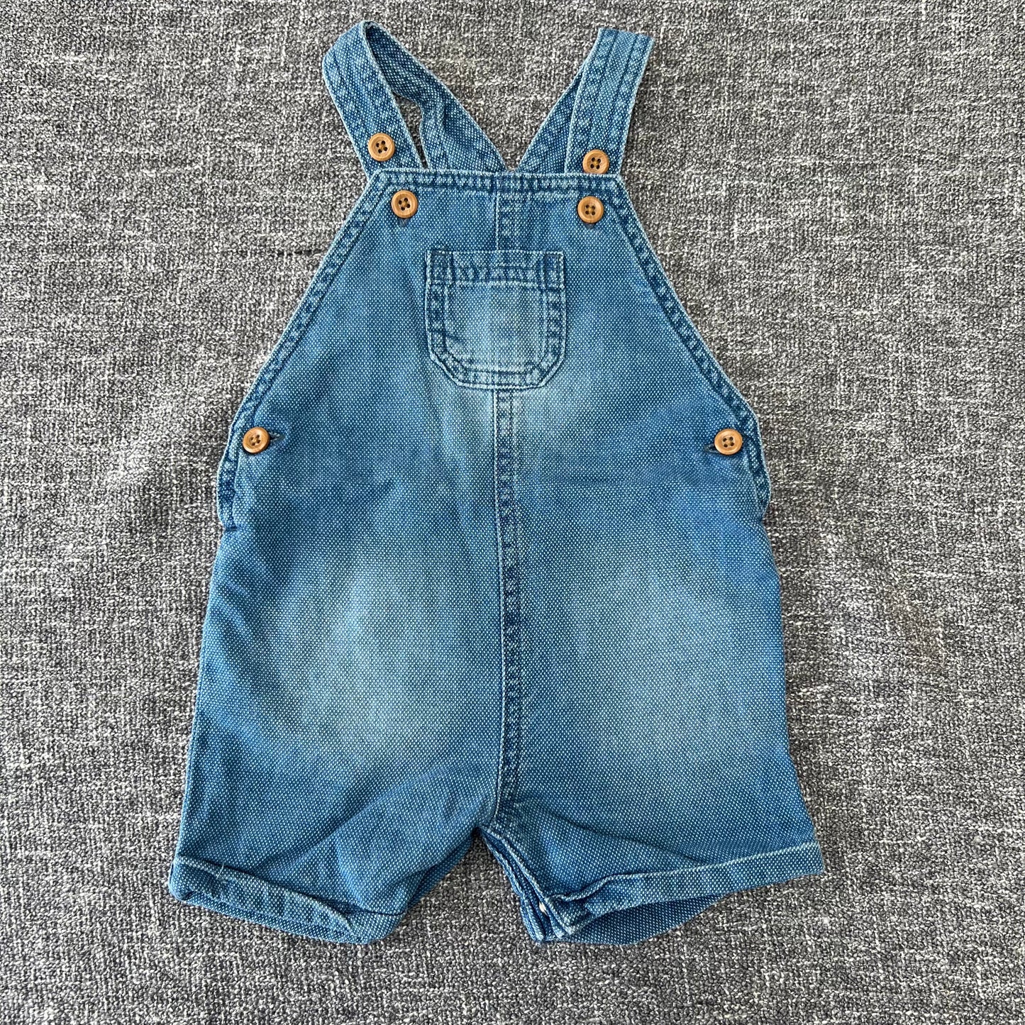 Boys 3-6 Month Denim Style Summer Dungarees