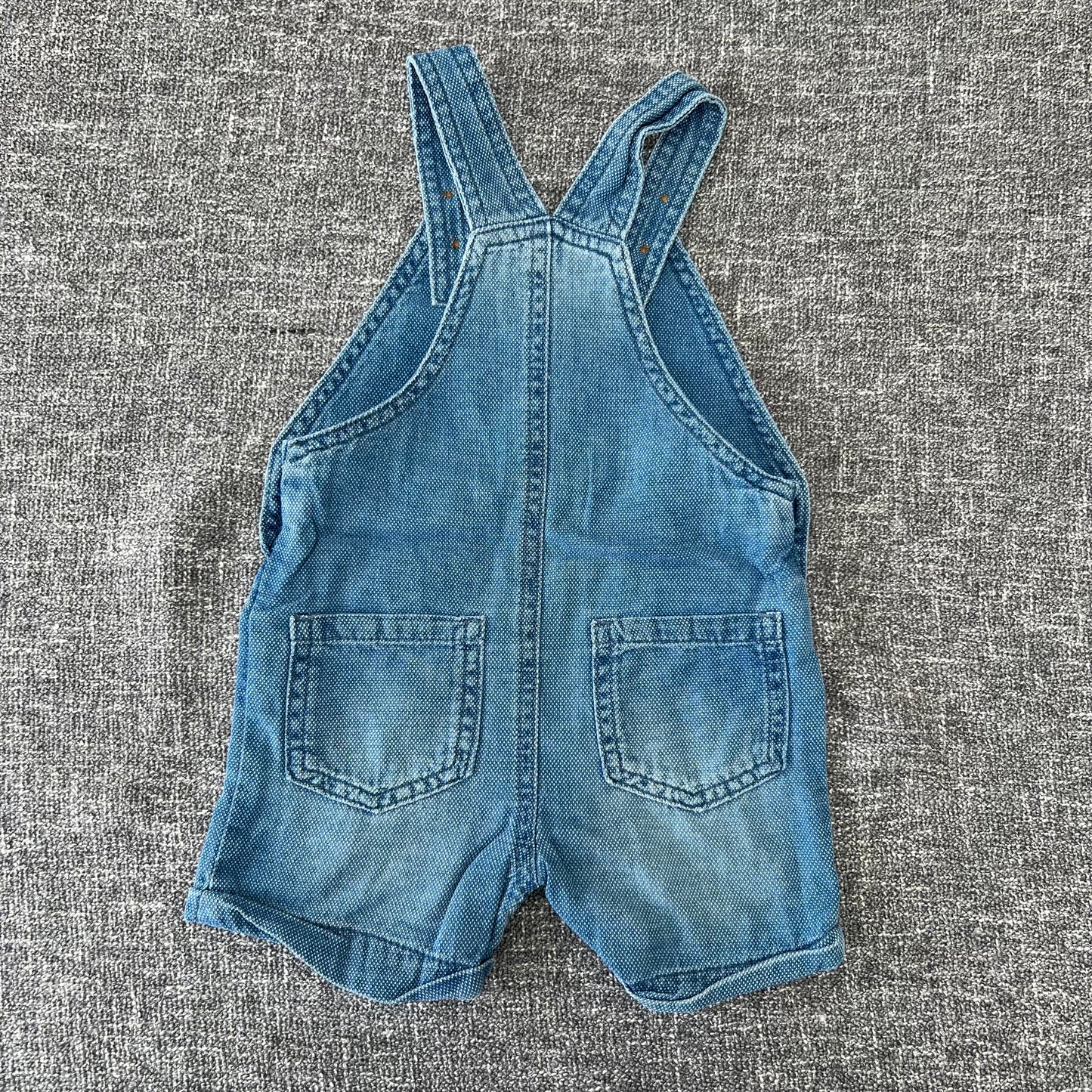 Boys 3-6 Month Denim Style Summer Dungarees