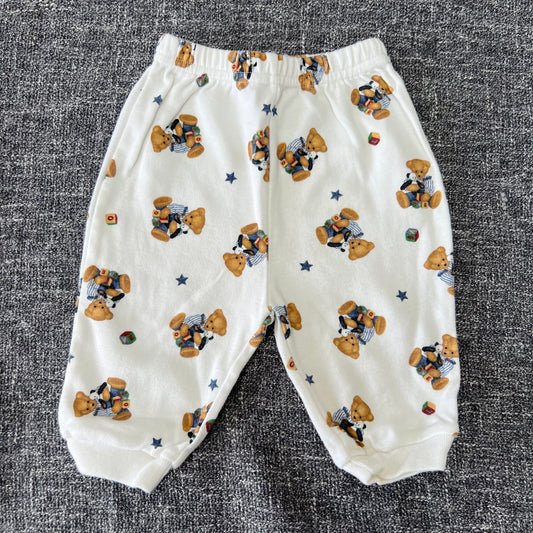 Boys 0-3 Month Teddy Bear Joggers