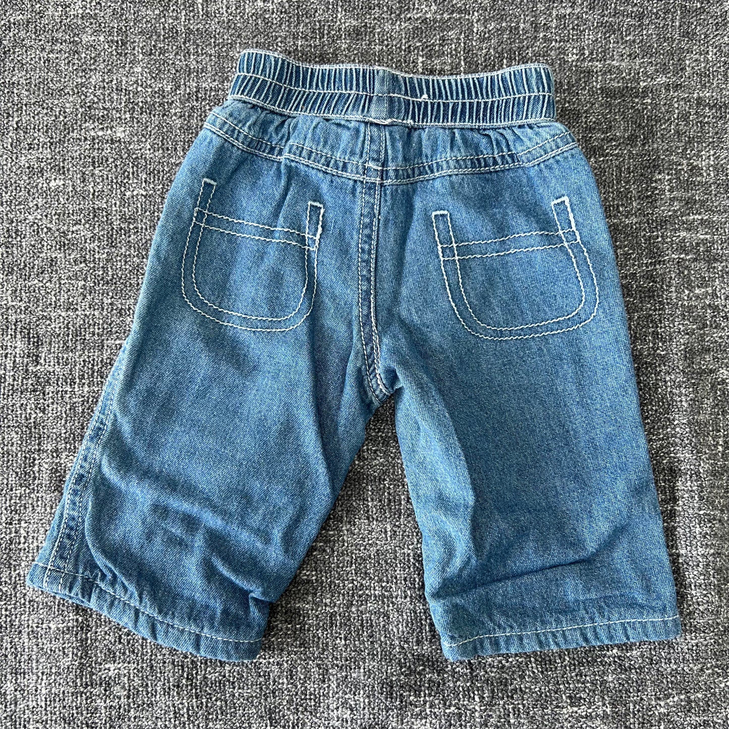 Boys Newborn Lined Blue Jeans