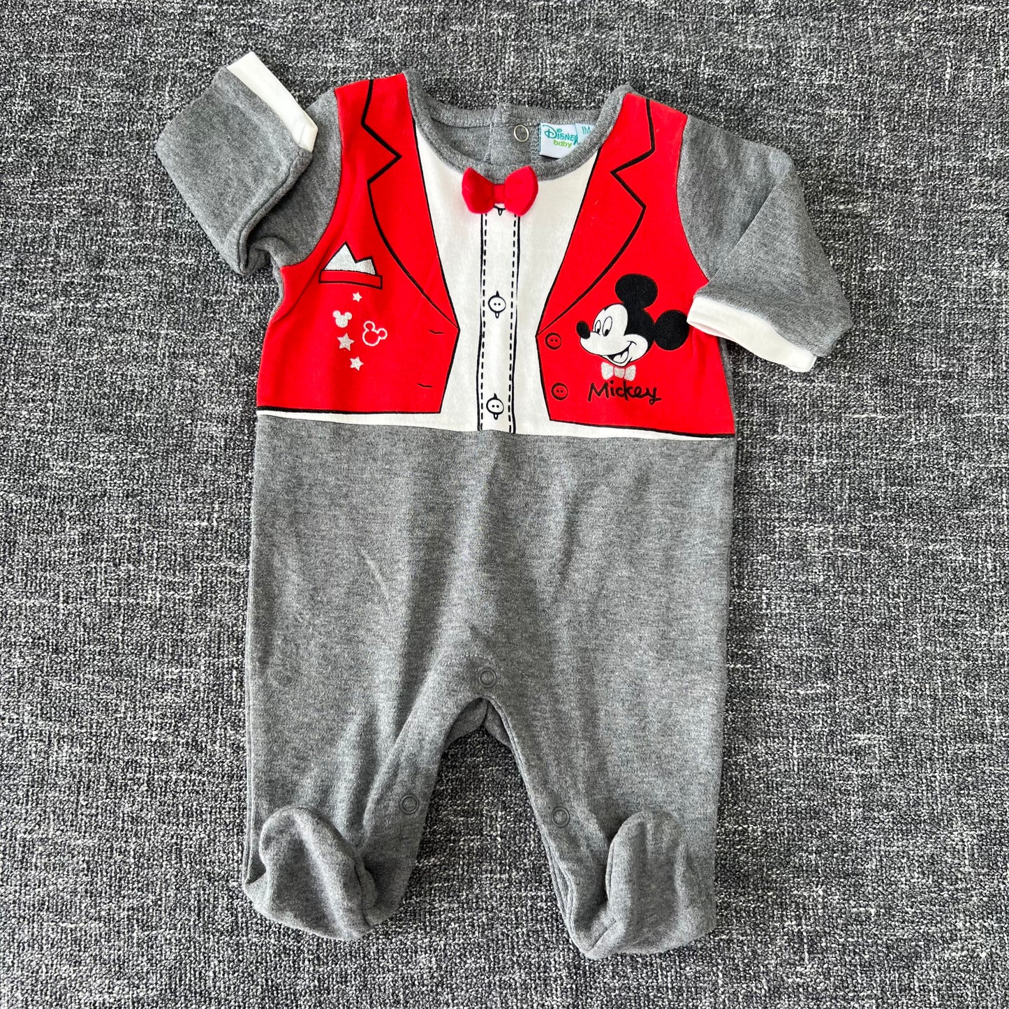 Boys Newborn "Mickey Mouse" Sleepsuit