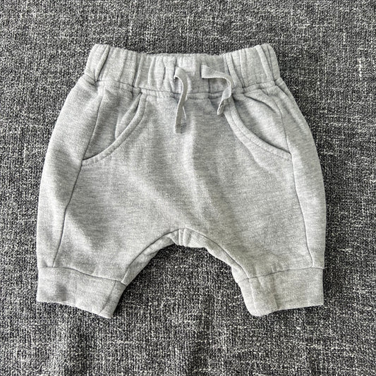 Unisex Newborn Plain Grey Joggers