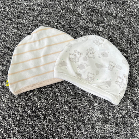 Unisex Newborn Hats 2Pk