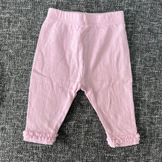 Girls Newborn Pink Leggings