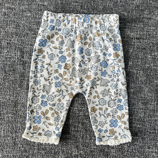 Girls Newborn Floral Leggings