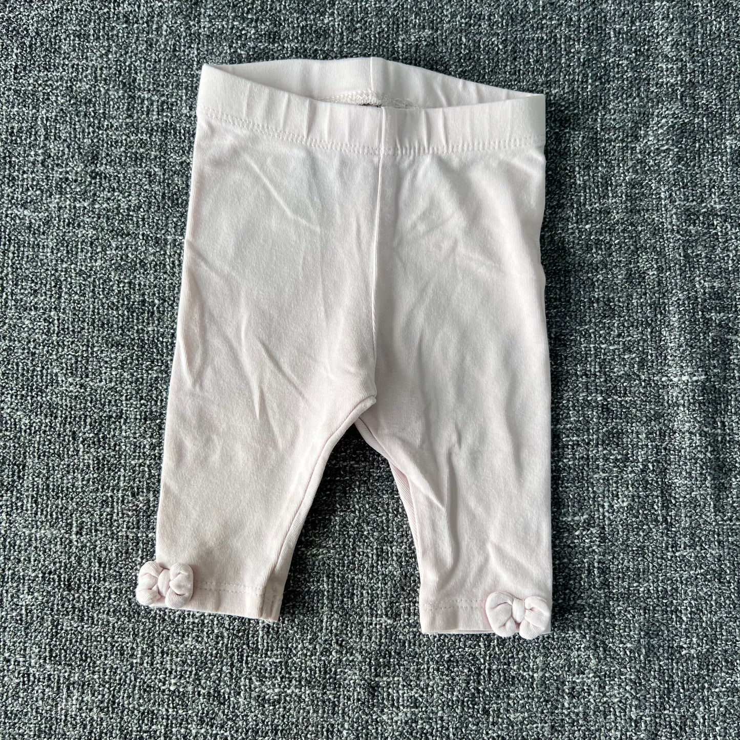 Girls Newborn Plain Pale Pink Leggings