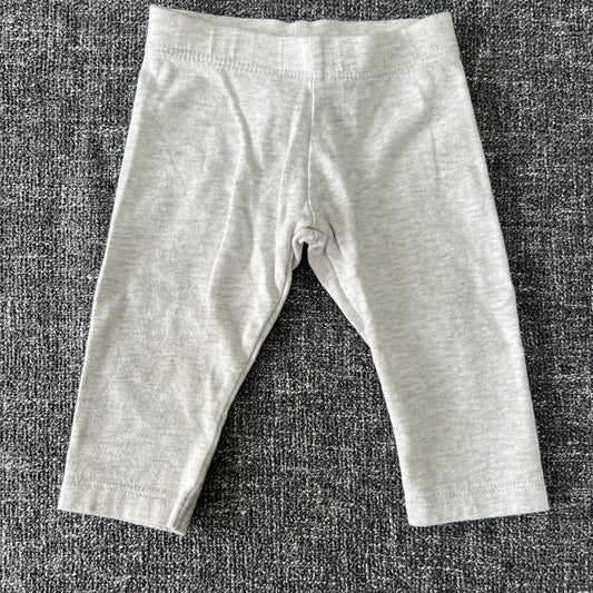 Girls Newborn Plain Grey Leggings