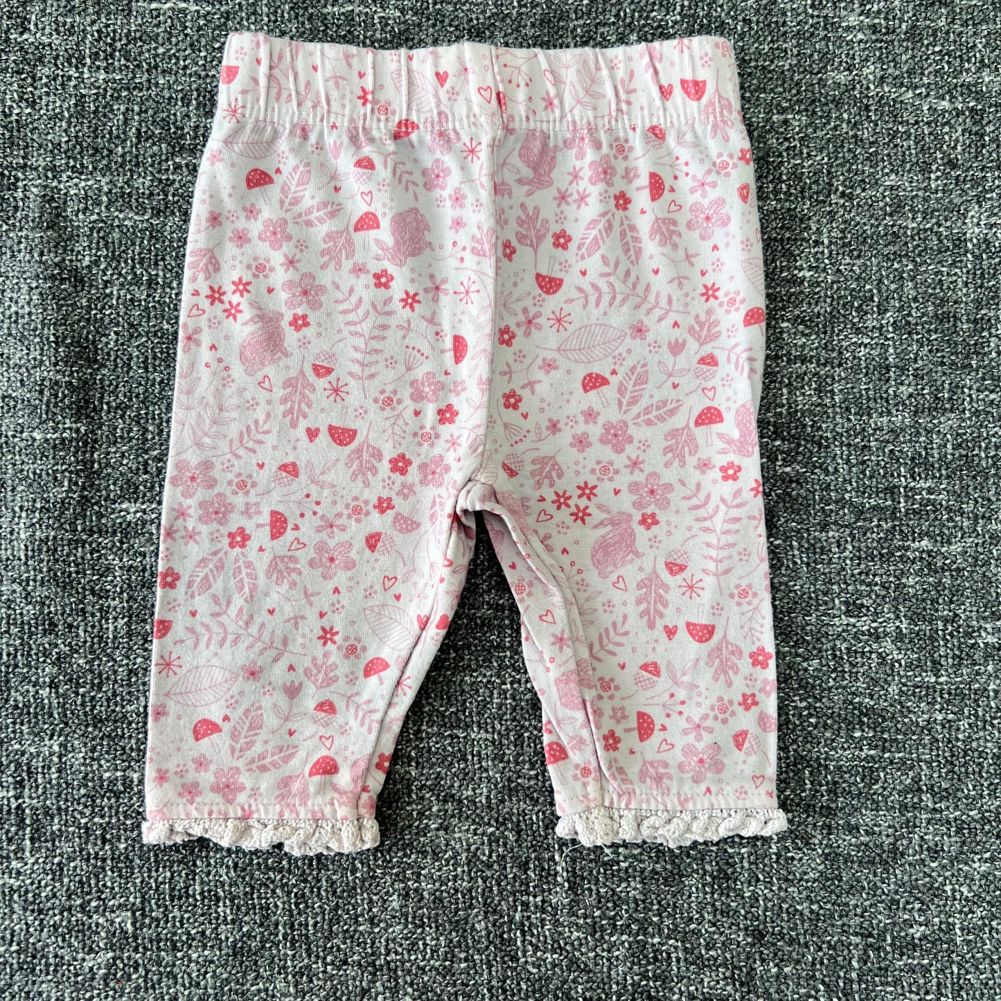 Girls Newborn Plink Floral Leggings