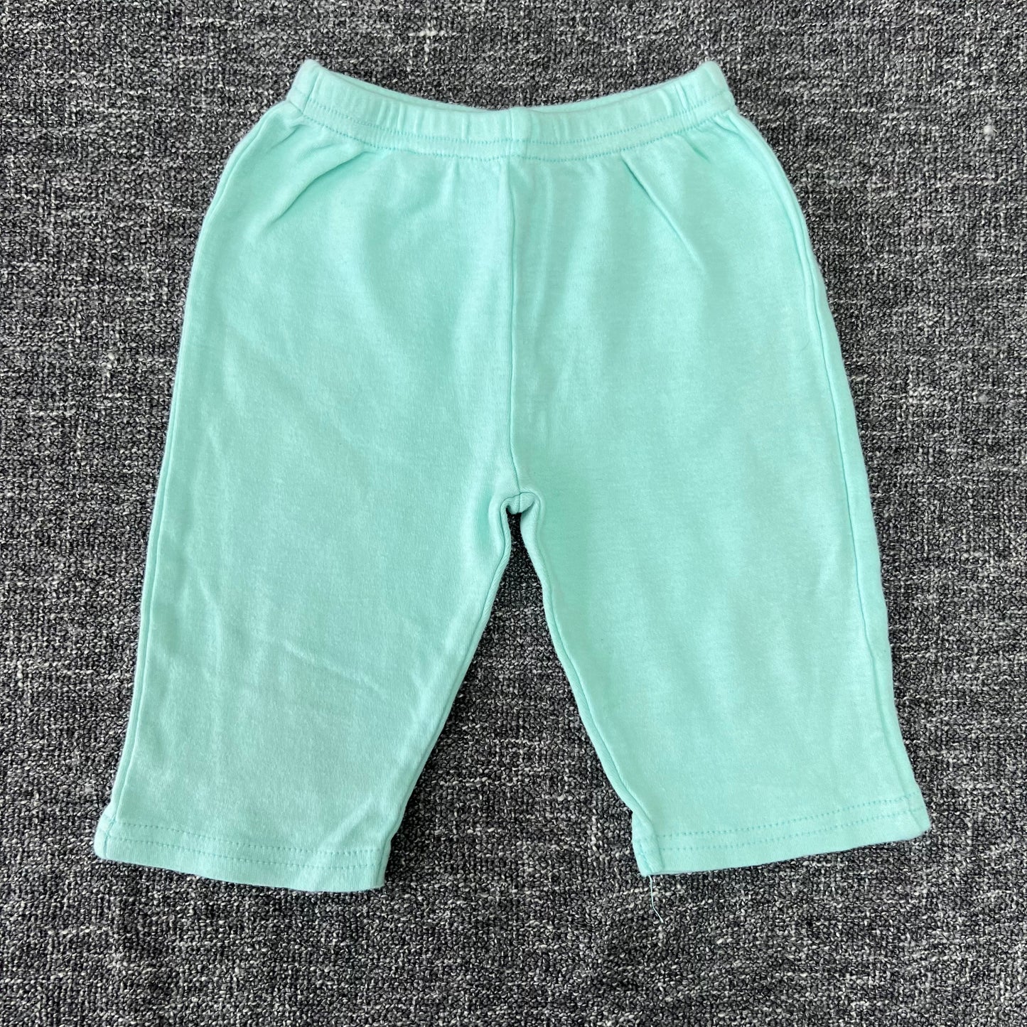 Boys 0-3 Month Plain Green Light Weight Joggers