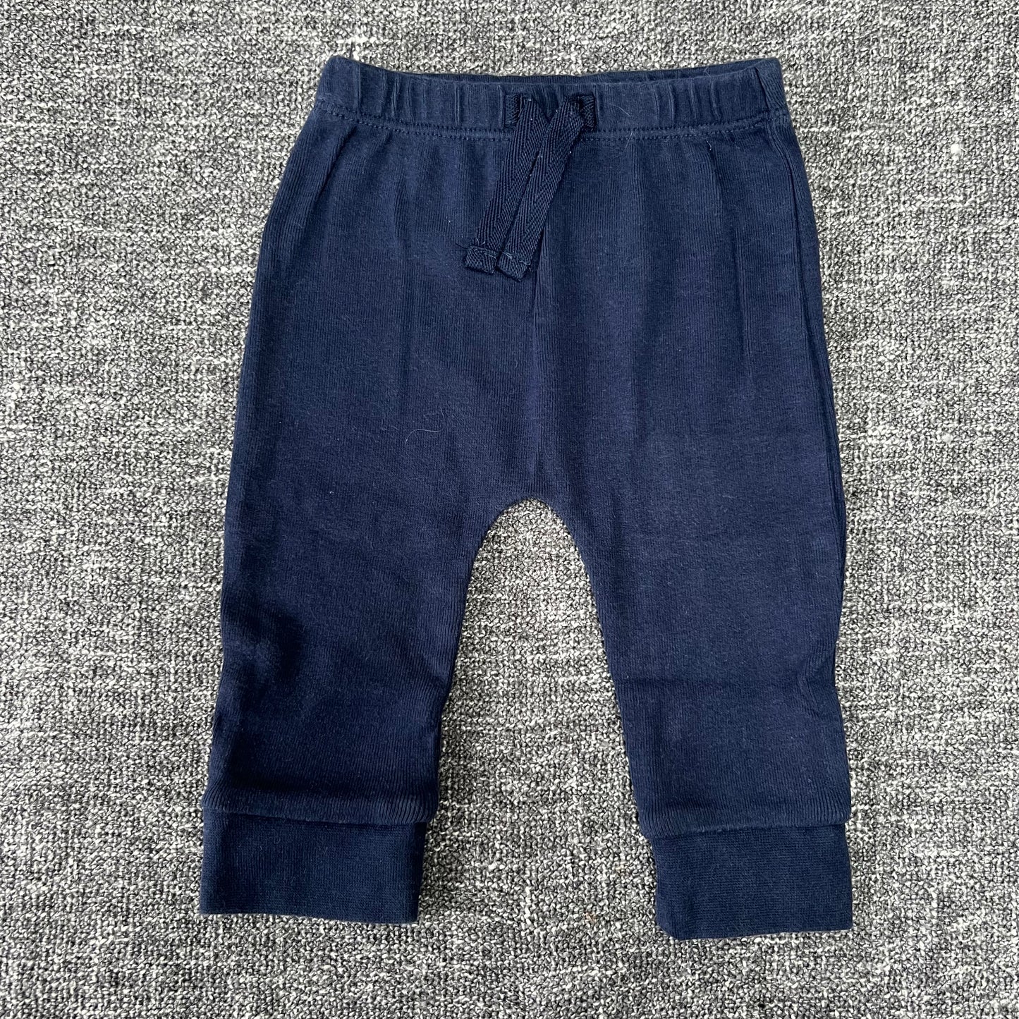 Boys 0-3 Month Plain Blue Light Weight Joggers