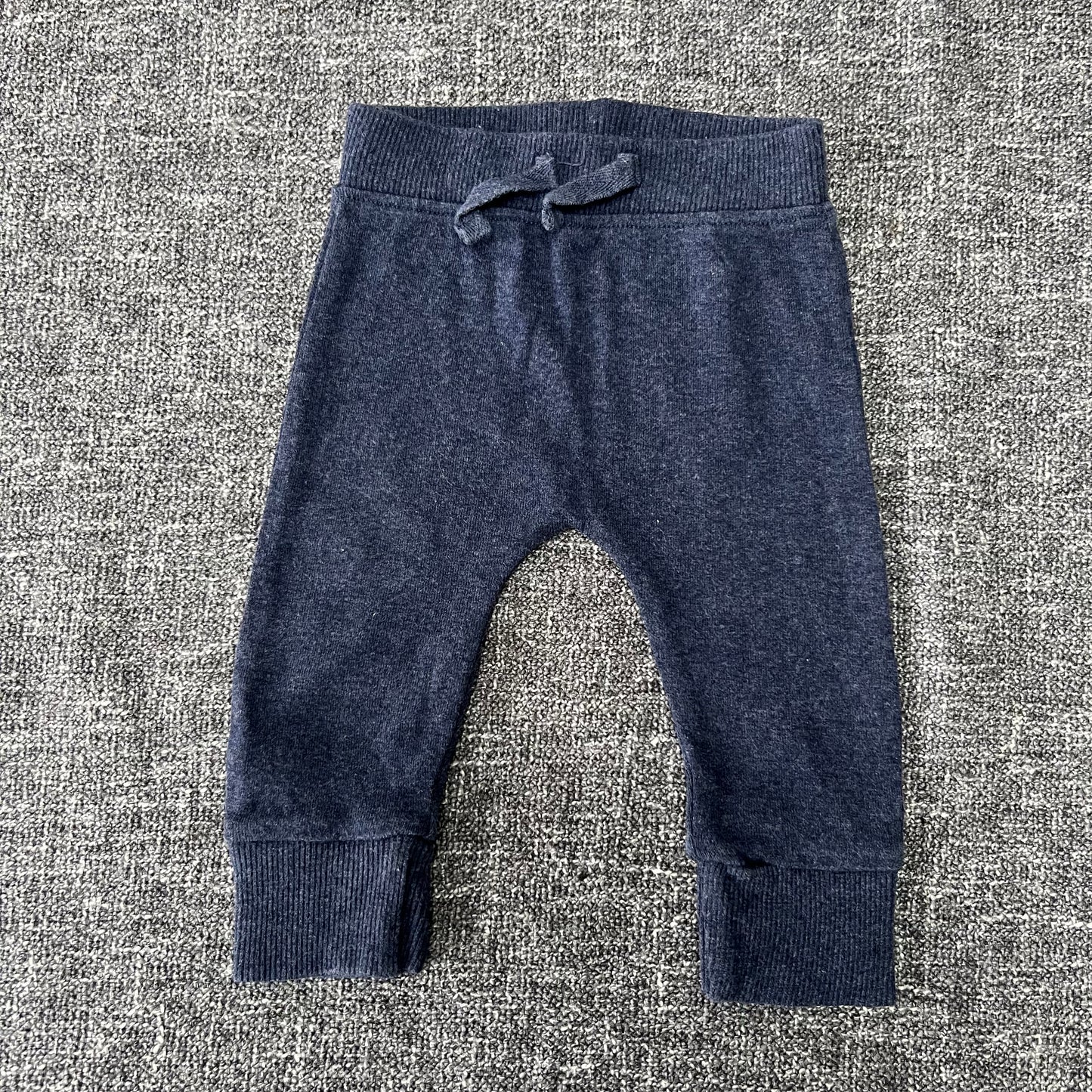 Boys 0-3 Month Plain Blue Leggings