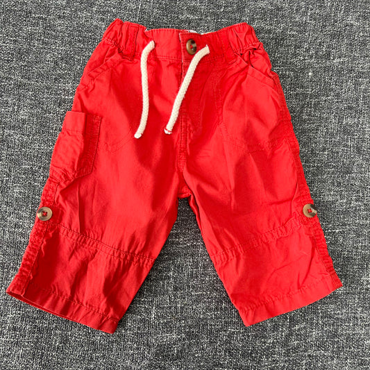 Boys 0-3 Month Orange Light Weight Trousers