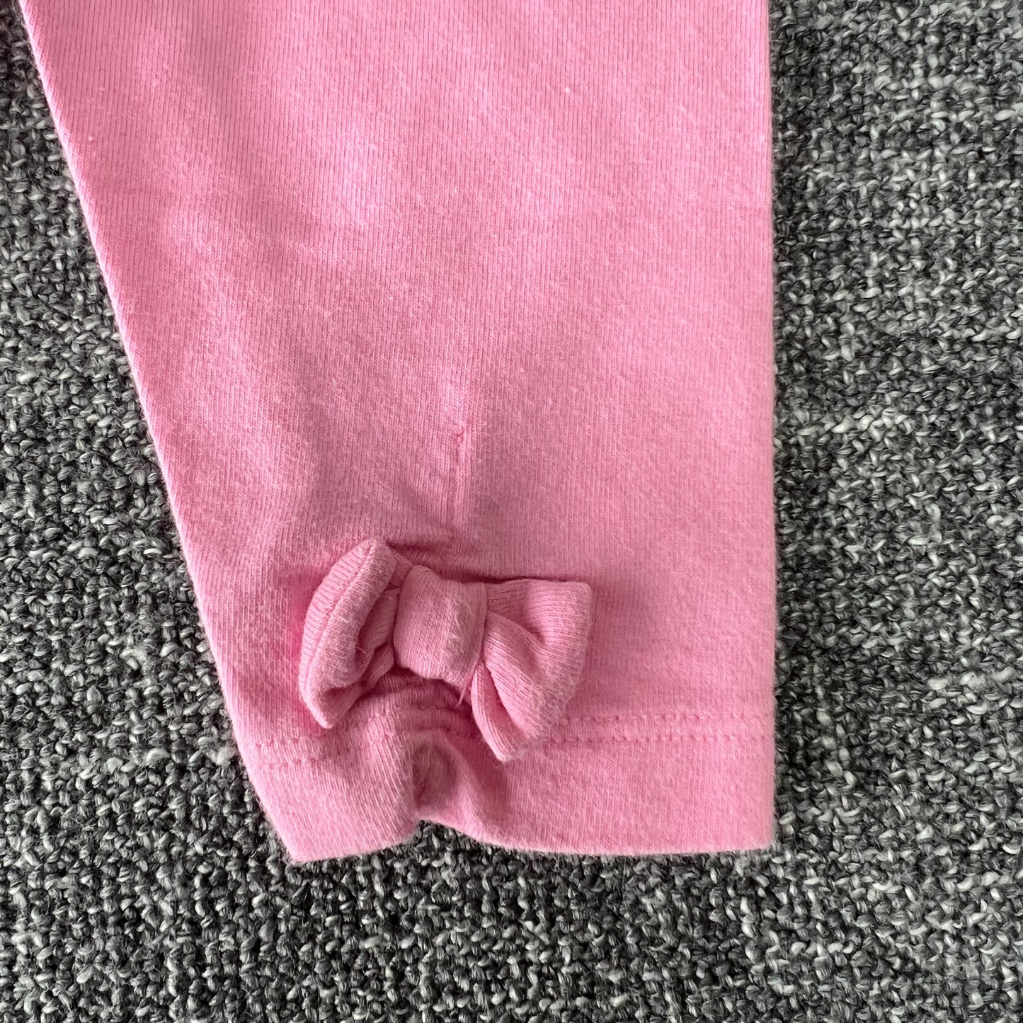 Girls 0-3 Month Plain Pink Leggings