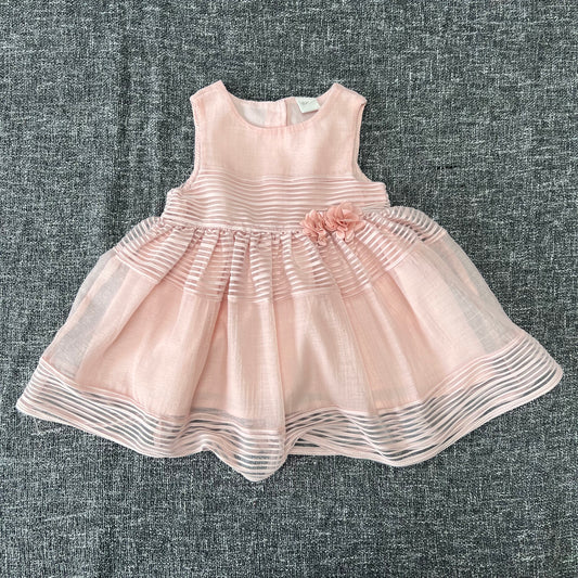 Girls 3-6 Month Peach Summer Dress