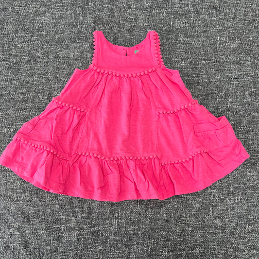 Girls 3-6 Month Pink Jersey Summer Dress