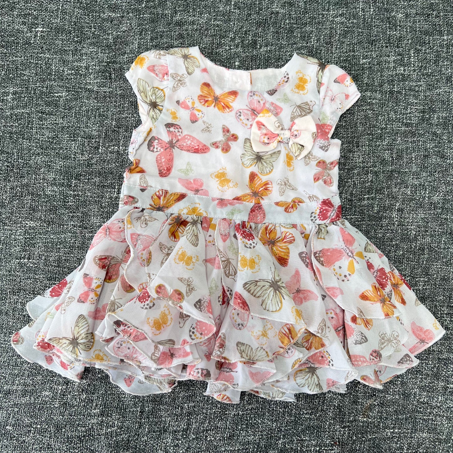 Girls 3-6 Month Butterfly Print Summer Dress