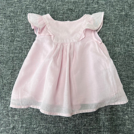 Girls 3-6 Month Light Pink Summer Top