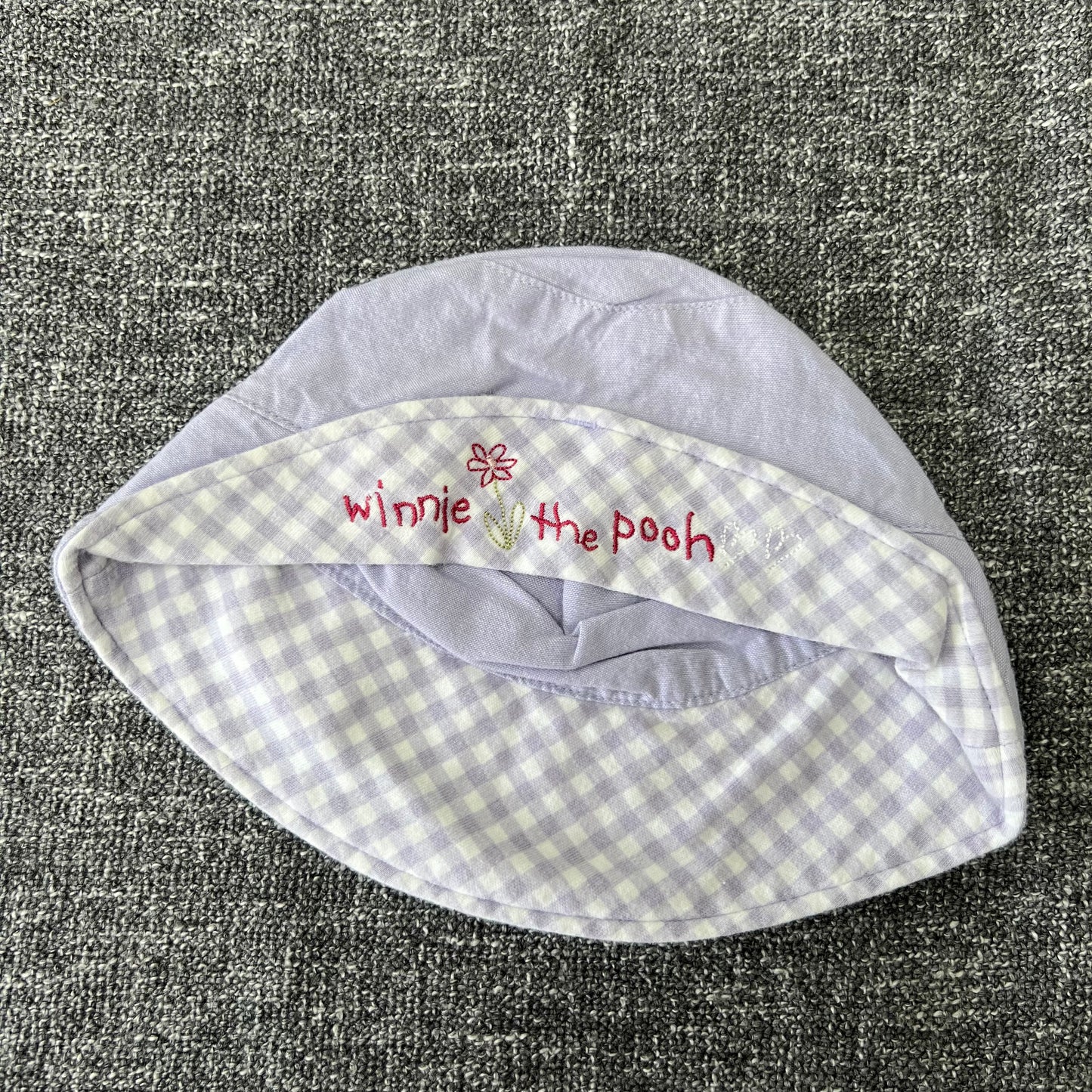 Girls 3-6 Month Purple "Winnie The Pooh" Sunhat