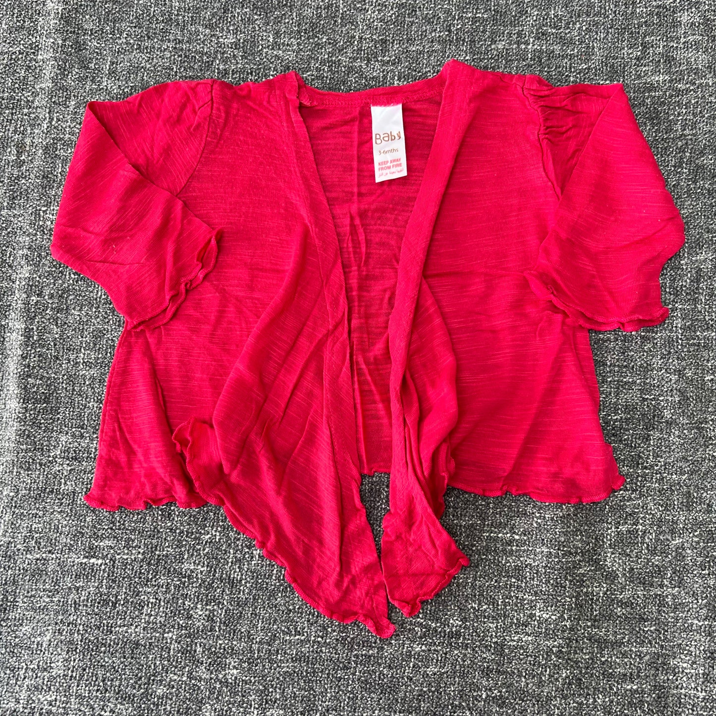 Girls 3-6 Month Pink Summer Cardigan