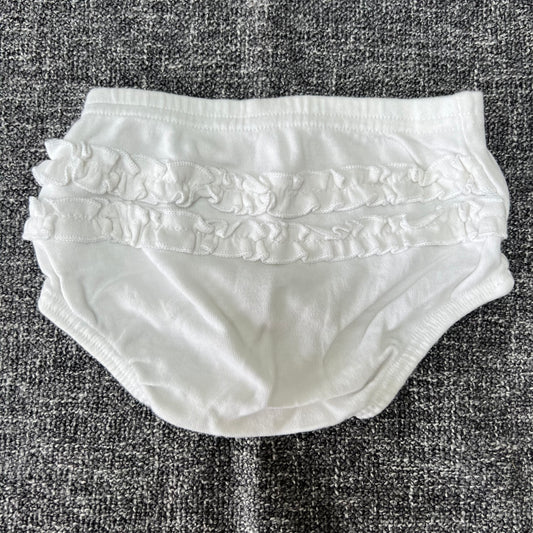 Girls 3-6 Month White Dress Knickers