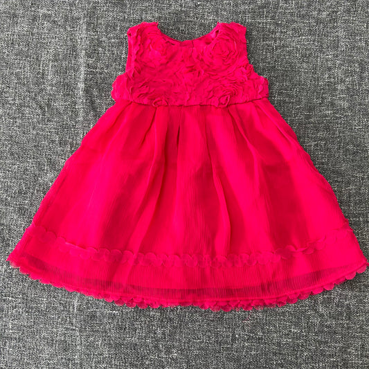 Girls 3-6 Month Deep PinkSummer Dress