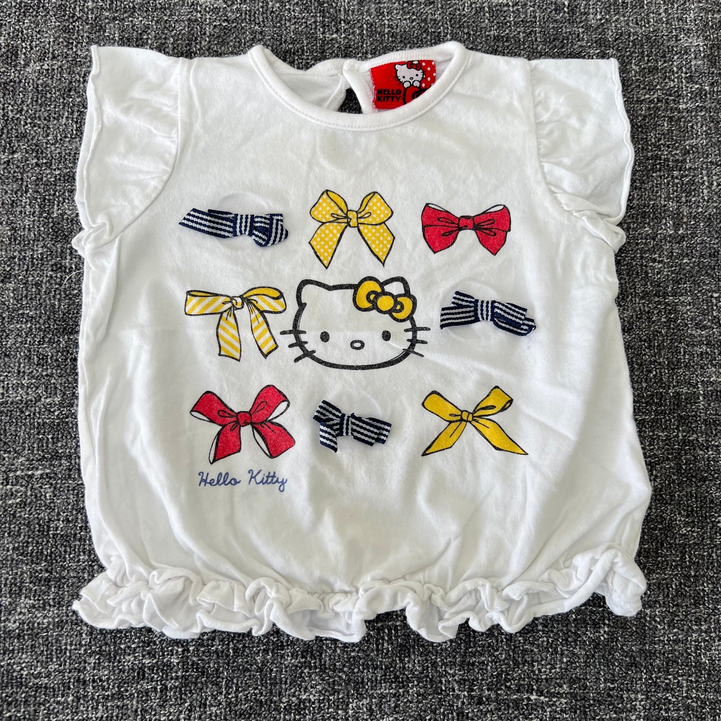 Girls 3-6 Month "Hello Kitty" White T-shirt