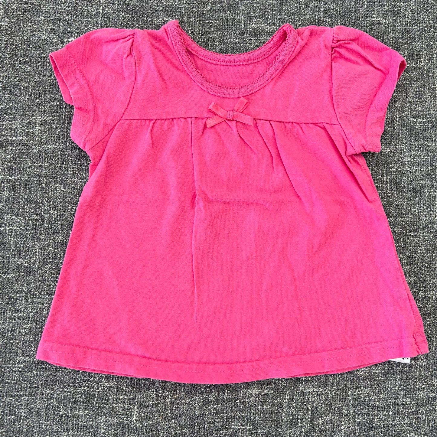 Girls 3-6 Month Plain Pink T-shirt