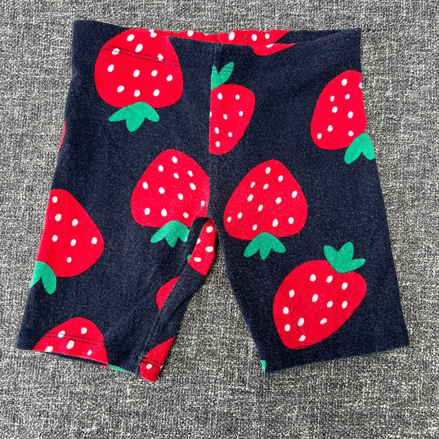 Girls 3-4 Year Blue Strawberry Cycling Shorts