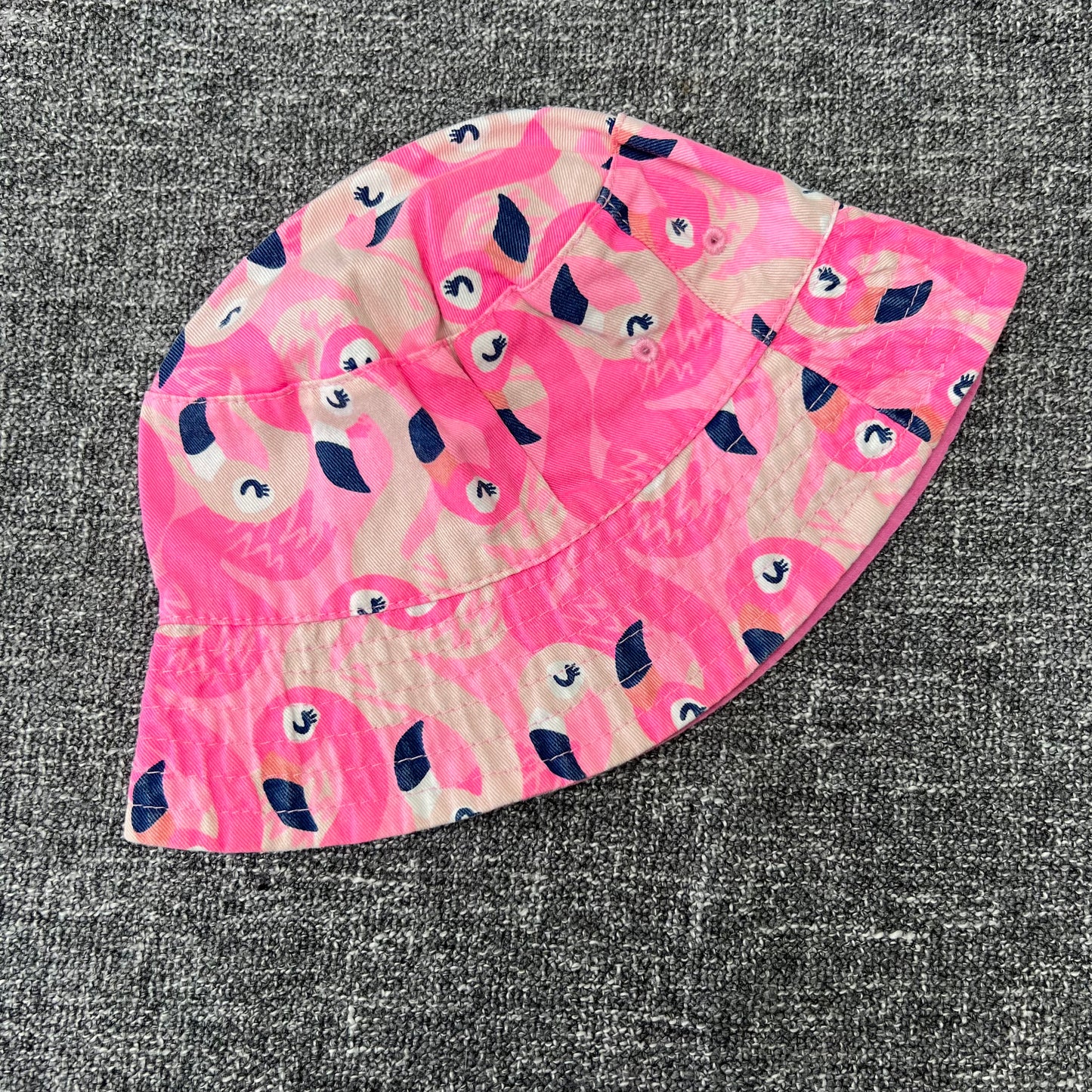 Girls 3-4 Year Pink Flamingo Sun Hat