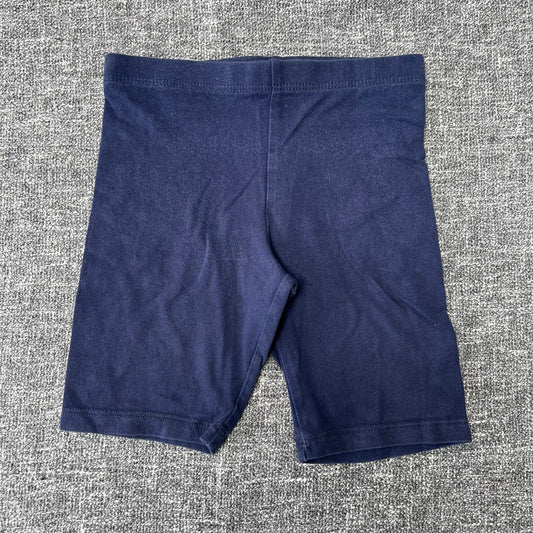 Girls 3-4 Year Plain Navy Blue Cycling Shorts