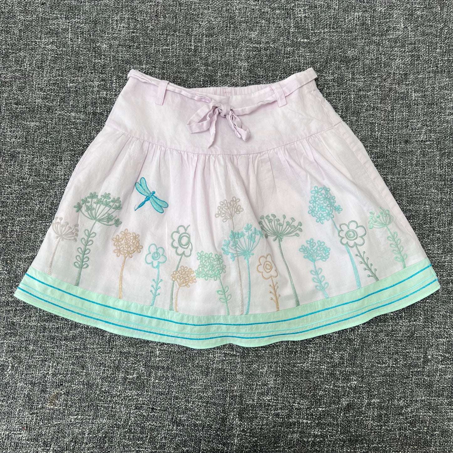 Girls 3-4 Year Lilac Summer Floral Skirt