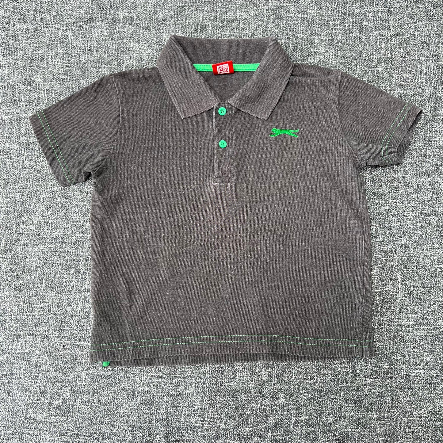 Boys 3-4 Year Grey Slazenger Polo Shirt (PIP)