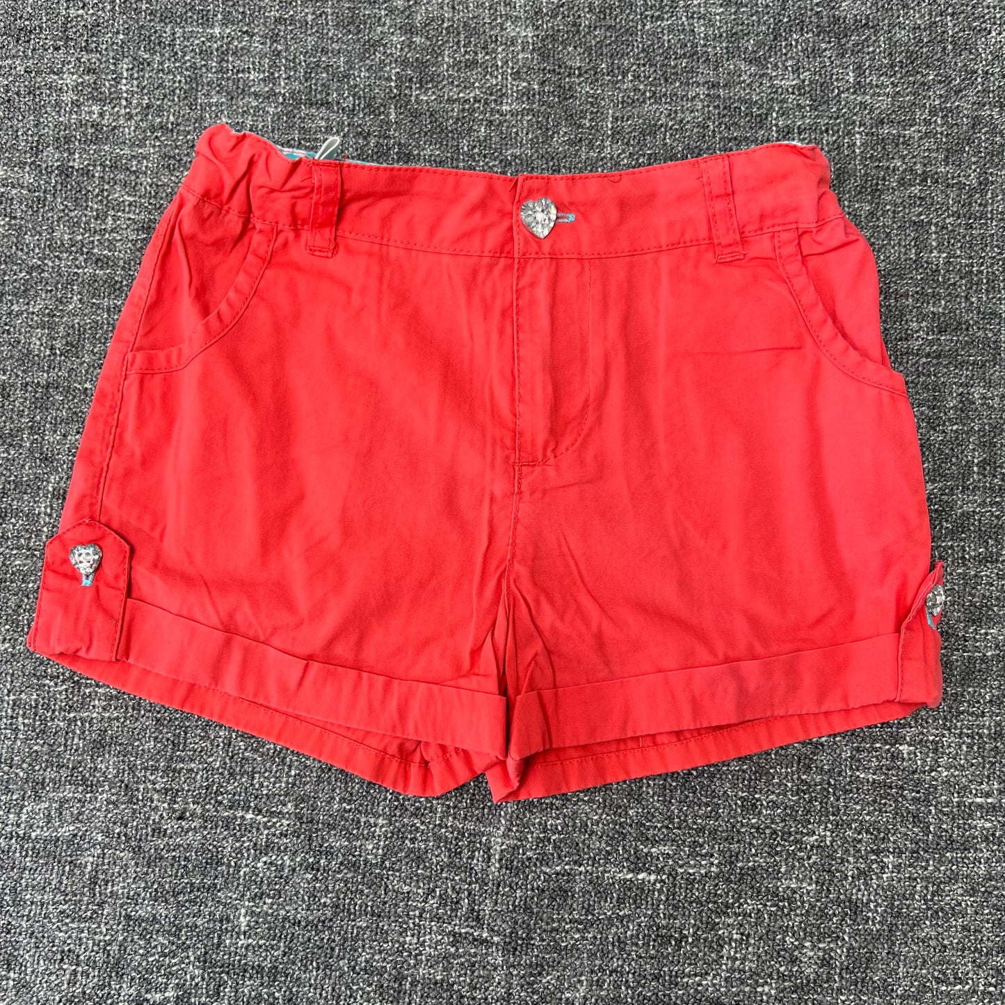 Girls 5-6 Year Orange Shorts