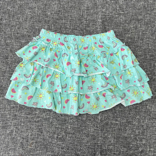 Girls 4-5 Year Turquoise Summer Rah-rah skirt