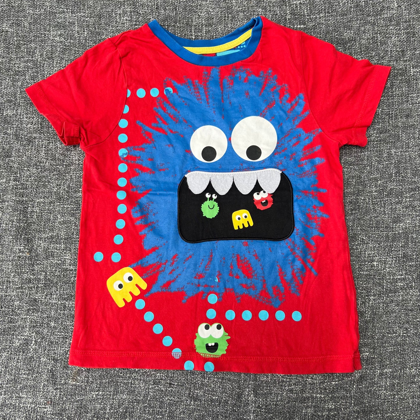 Boys 5-6 Year Red Monster T-shirt