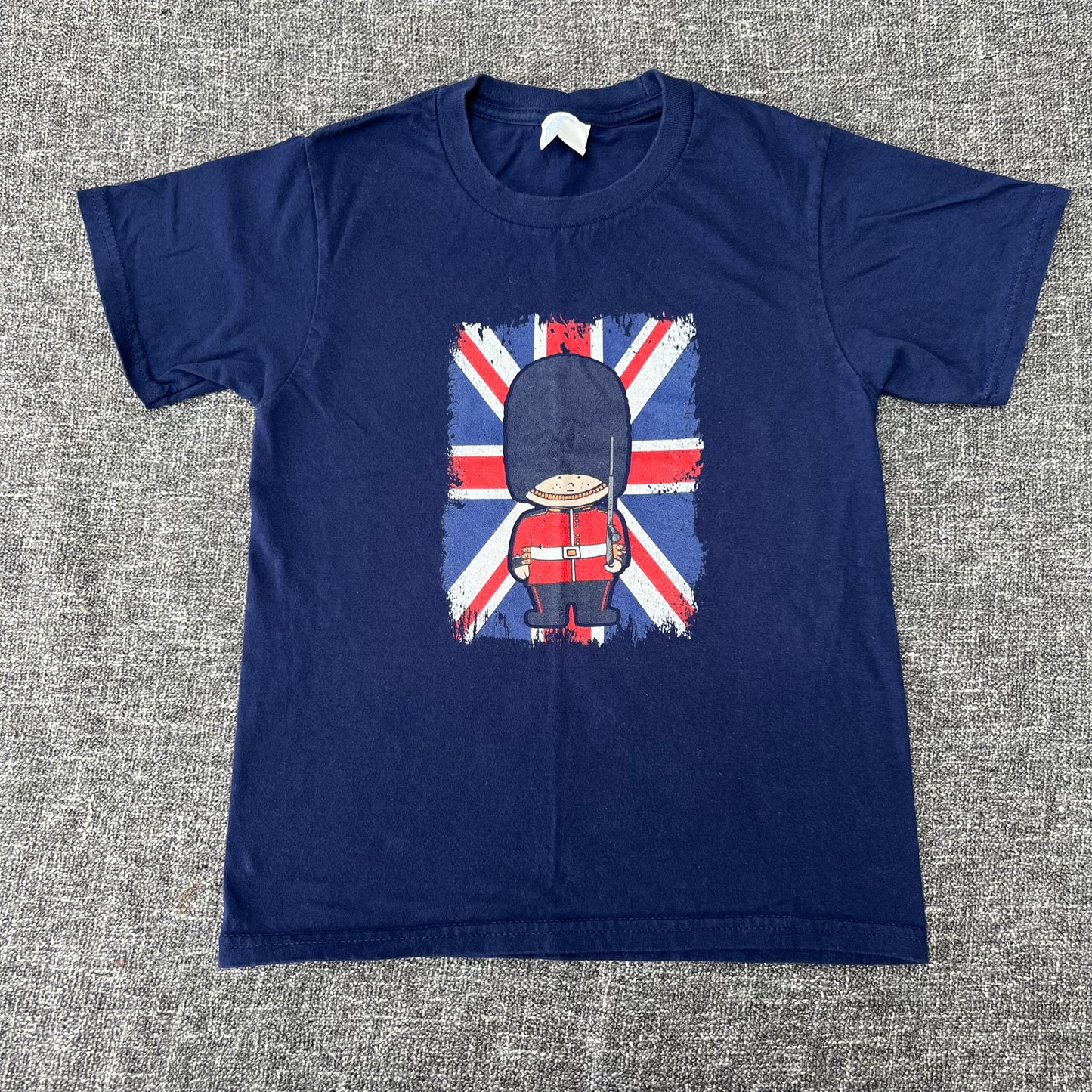 Boys 5-6 Year Navy Blue Soldier T-shirt