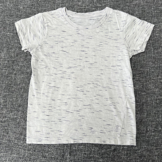 Boys 4-5 Year Plain Grey Marl T-shirt