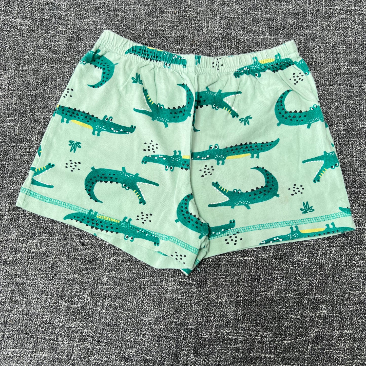 Boys 4-5 Year Green Crocodile Shorts