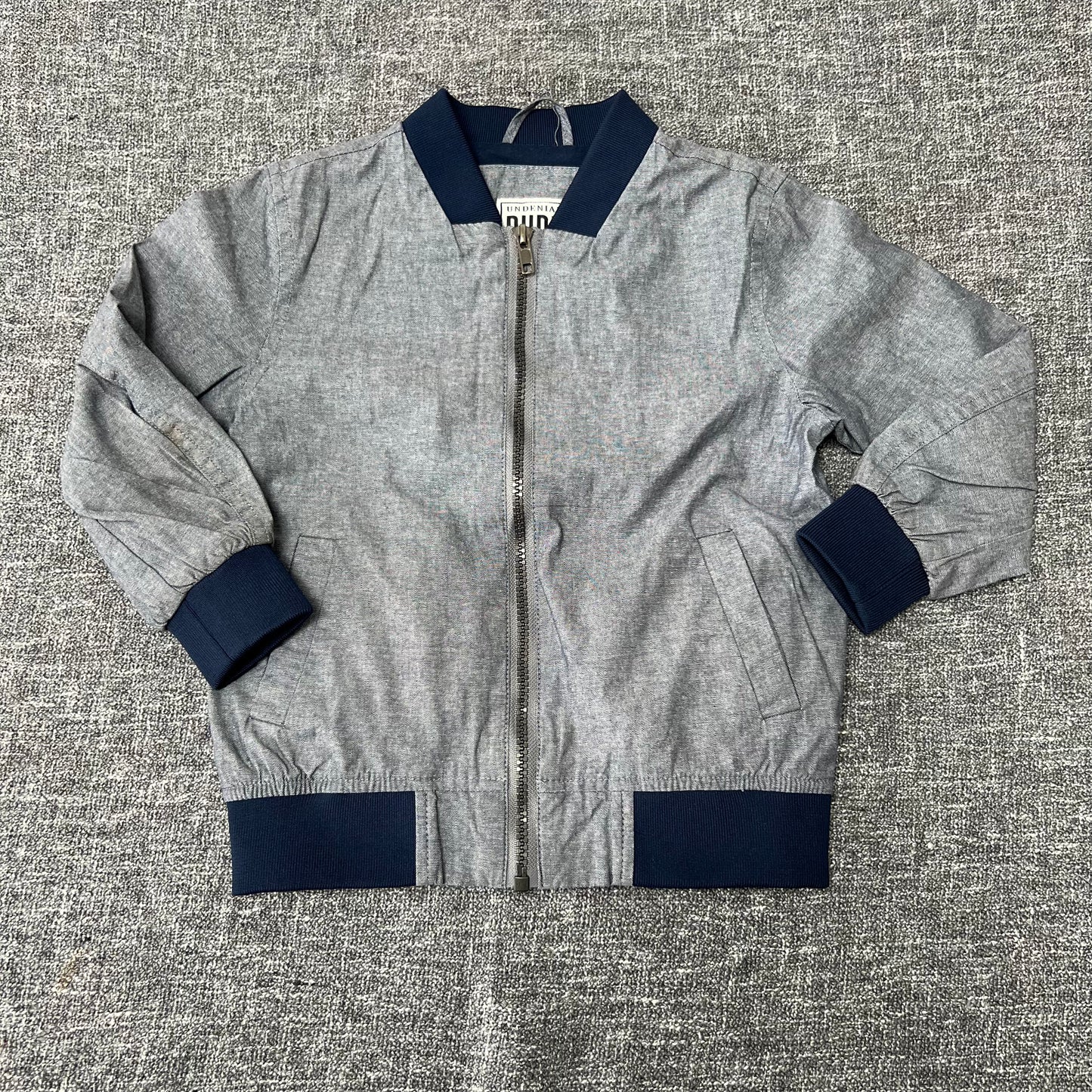 Boys 4-5 Year Blue Light Weight Bomber Jacket PIP