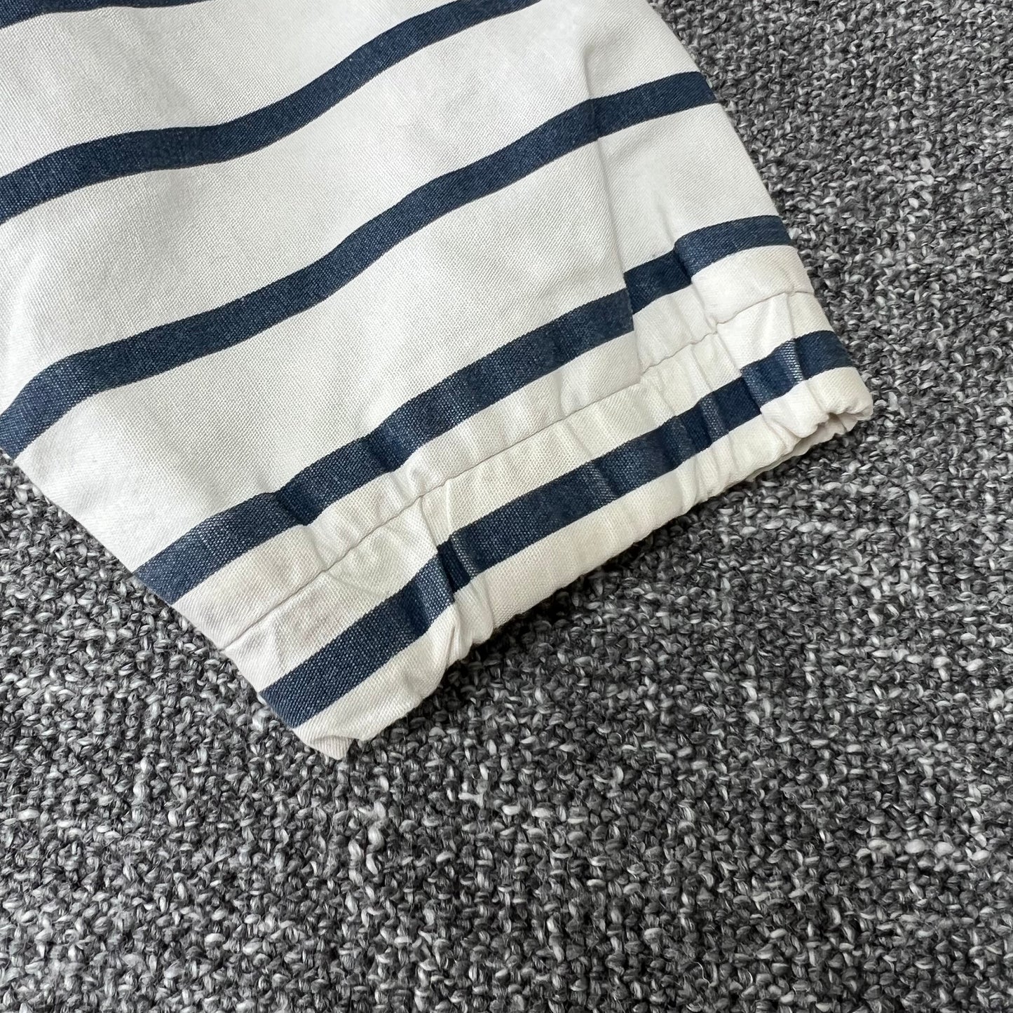 Girls 2-3 Year White & Blue Striped Jacket (PIP)