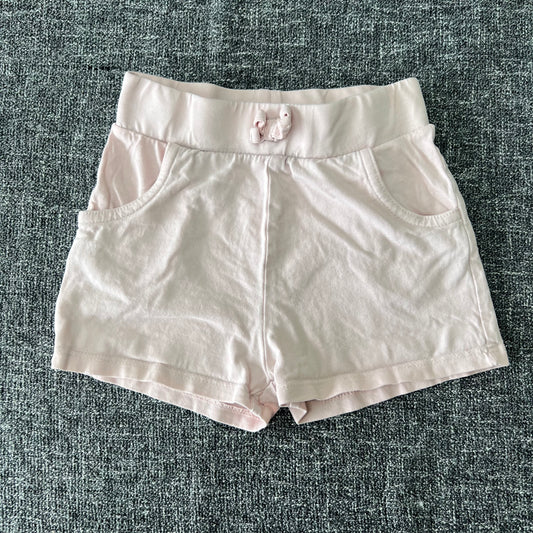 Girls 2-3 Year Plain Light Pink Jersey Shorts