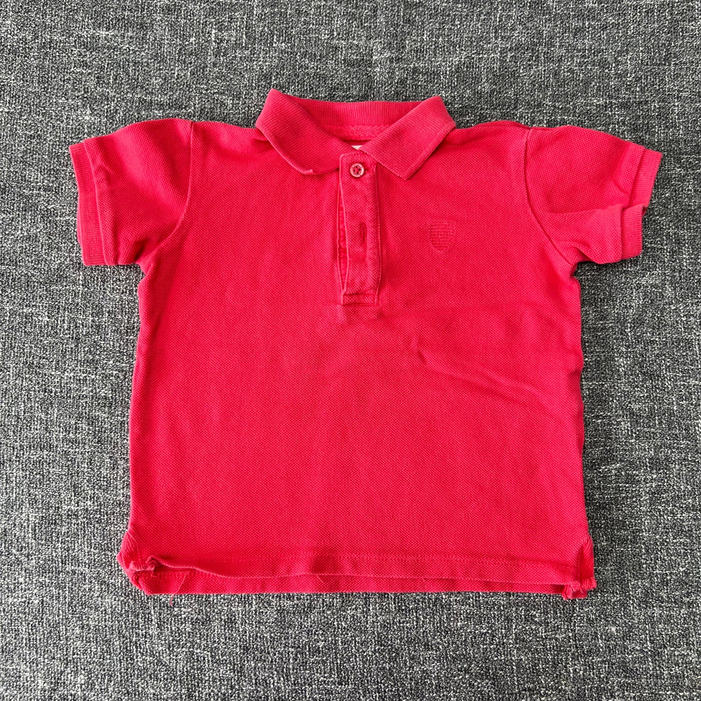 Boys 2-3 Year Plain a Pink Polo Shirt