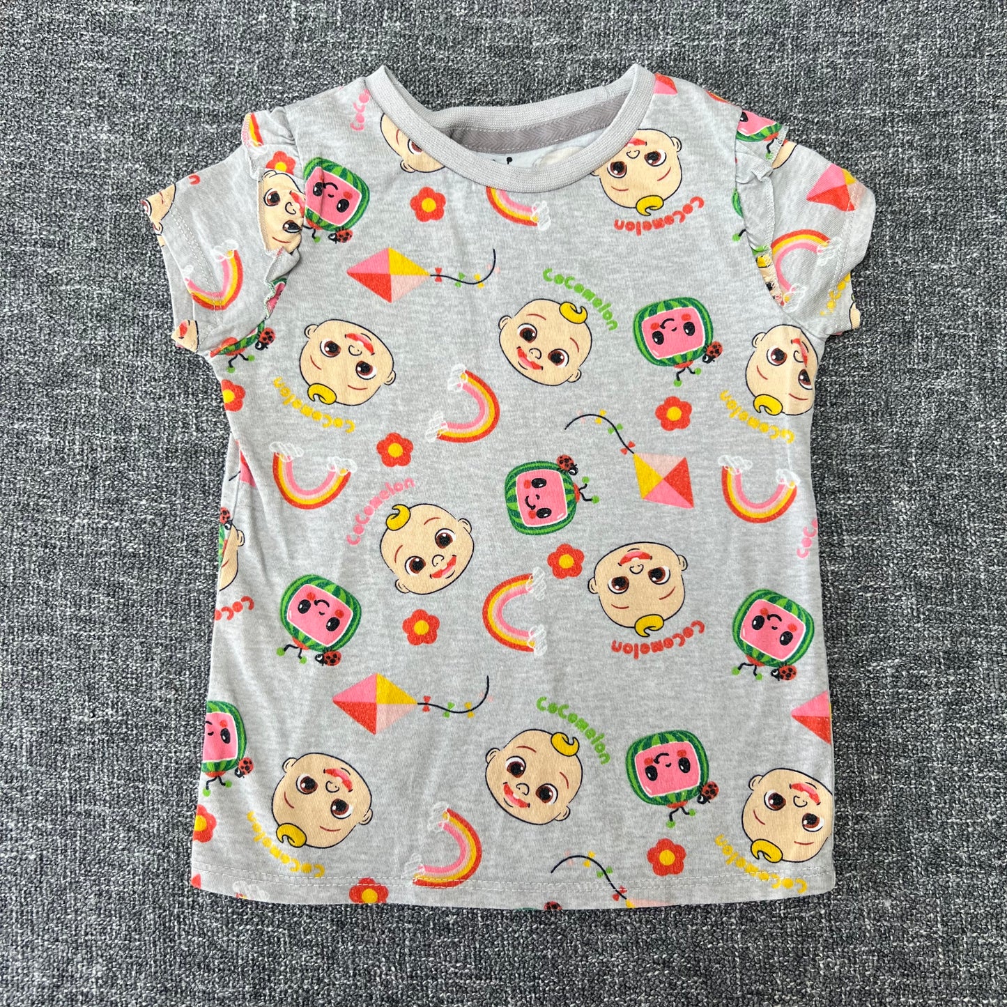 Girls 2-3 Year Grey "Cocomelon" T-shirt